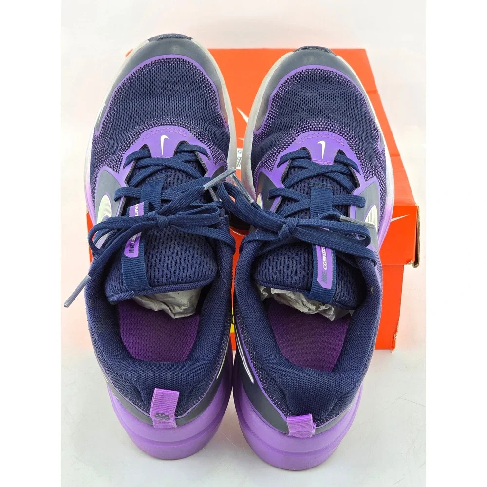 Nike Cosmic Runner Swoosh Kids 4Y Blue Purple IQ9861-402 - Good